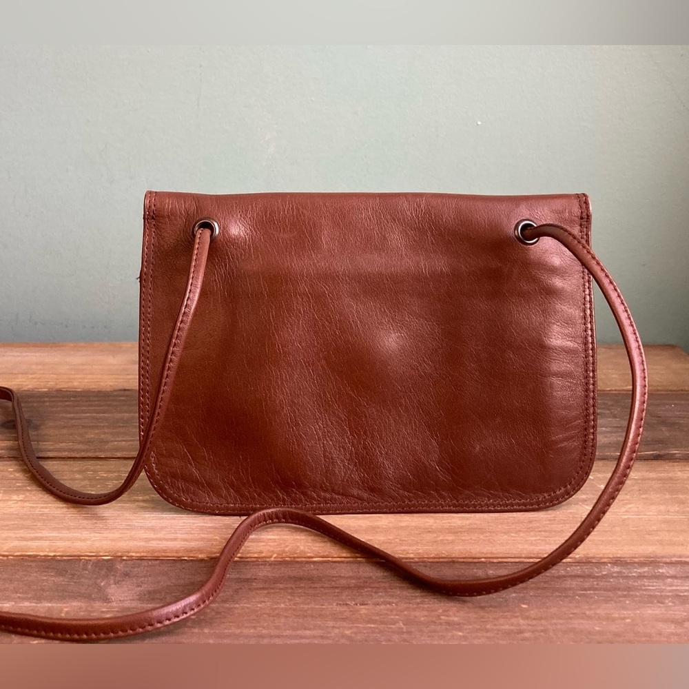 Rare Vintage LUBE Soft Italian Leather Bag - Picture 2 of 10